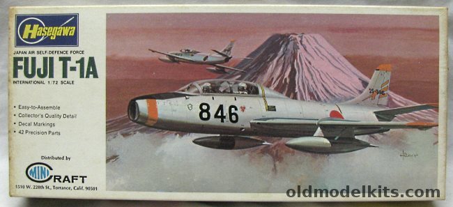 Hasegawa 1/72 Fuji T-1A Trainer JSDF, JS058-130 plastic model kit